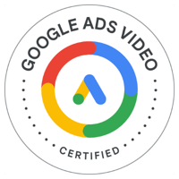 Badge della certificazione Google Ads Video di Salvatore Palumbo