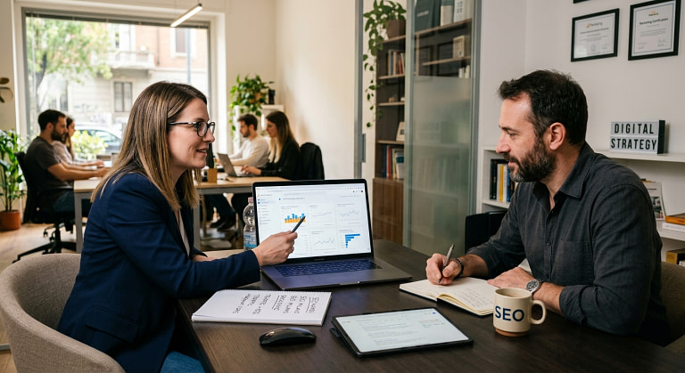 Incontro di una SEO Consulting